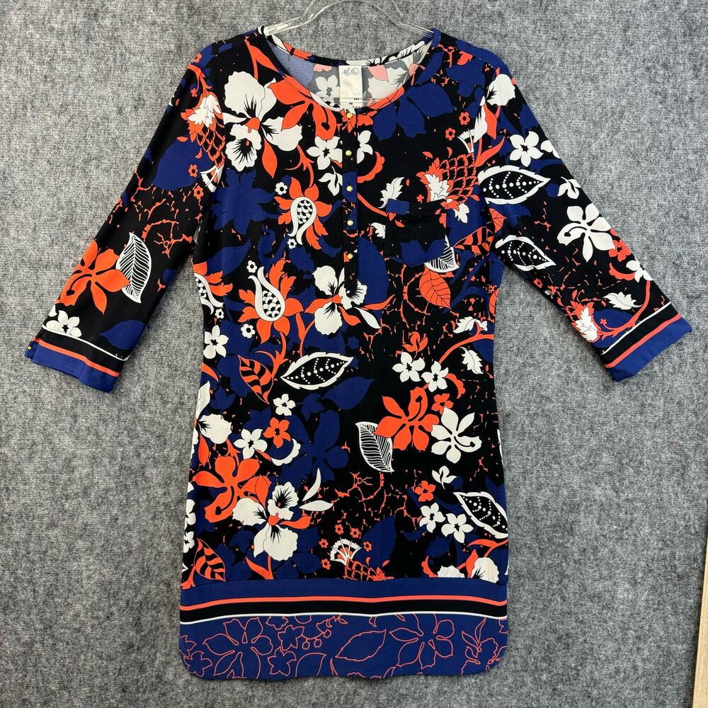 Ali Ra Womens Mini Dress Size 12 Multicolor
